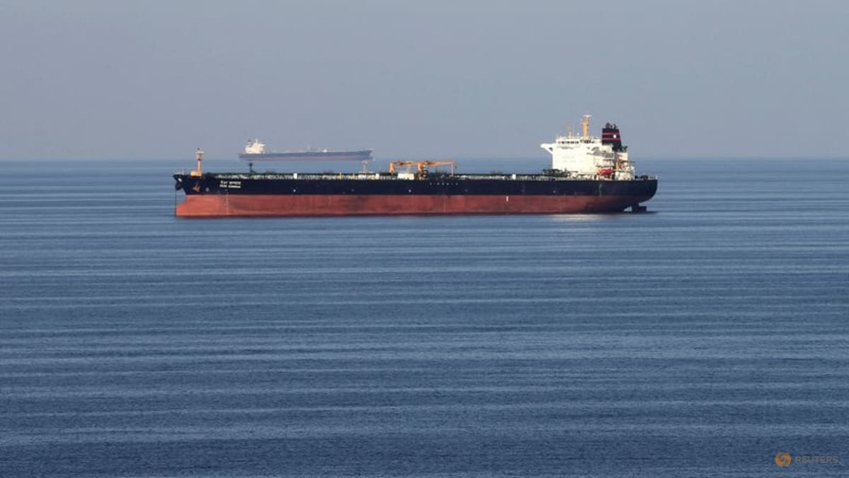 An oil tanker on open water, used as the ThriveInMarkets evening-review inline image for Wednesday August 26 2026, when West Texas Intermediate tagged a session low of 79.62 dollars on Iran-Oman Hormuz corridor headlines then recovered toward 81.80 dollars after the EIA reported only a 95,000 barrel crude build versus a 4.2 million barrel API print