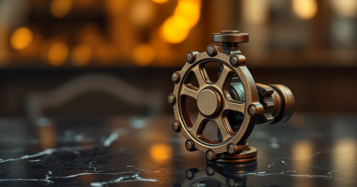 A brass pipeline valve wheel stands on dark reflective marble under amber rim light, used as the ThriveInMarkets evening-review hero for Tuesday September 29 2026, when West Texas Intermediate last printed about 89 dollars after a 94.74 high as Saudi East-West pipeline flows recovered and the S&P 500 closed 7,670.84, down 0.2 percent, missing Monday's 7,683.69
