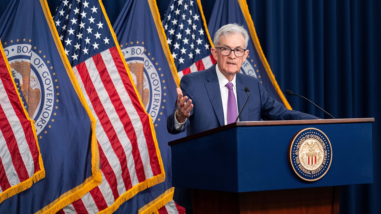 Federal Reserve Chair Jerome Powell speaks at the March 2026 FOMC press conference