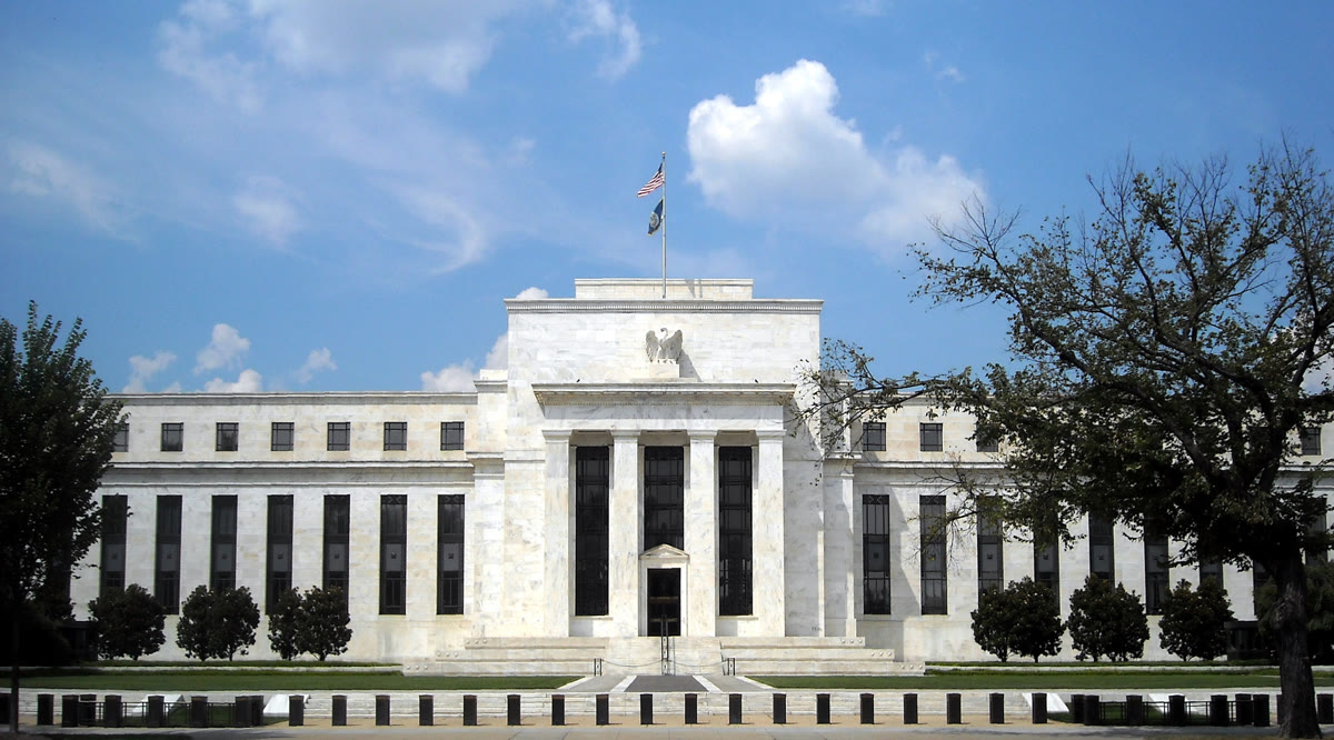Federal Reserve building representing the March CPI release and Fed rate-cut decision April 10 2026