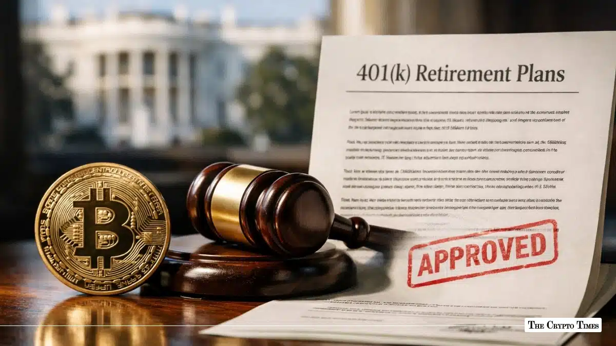 White House clears crypto inclusion in 401k retirement plans