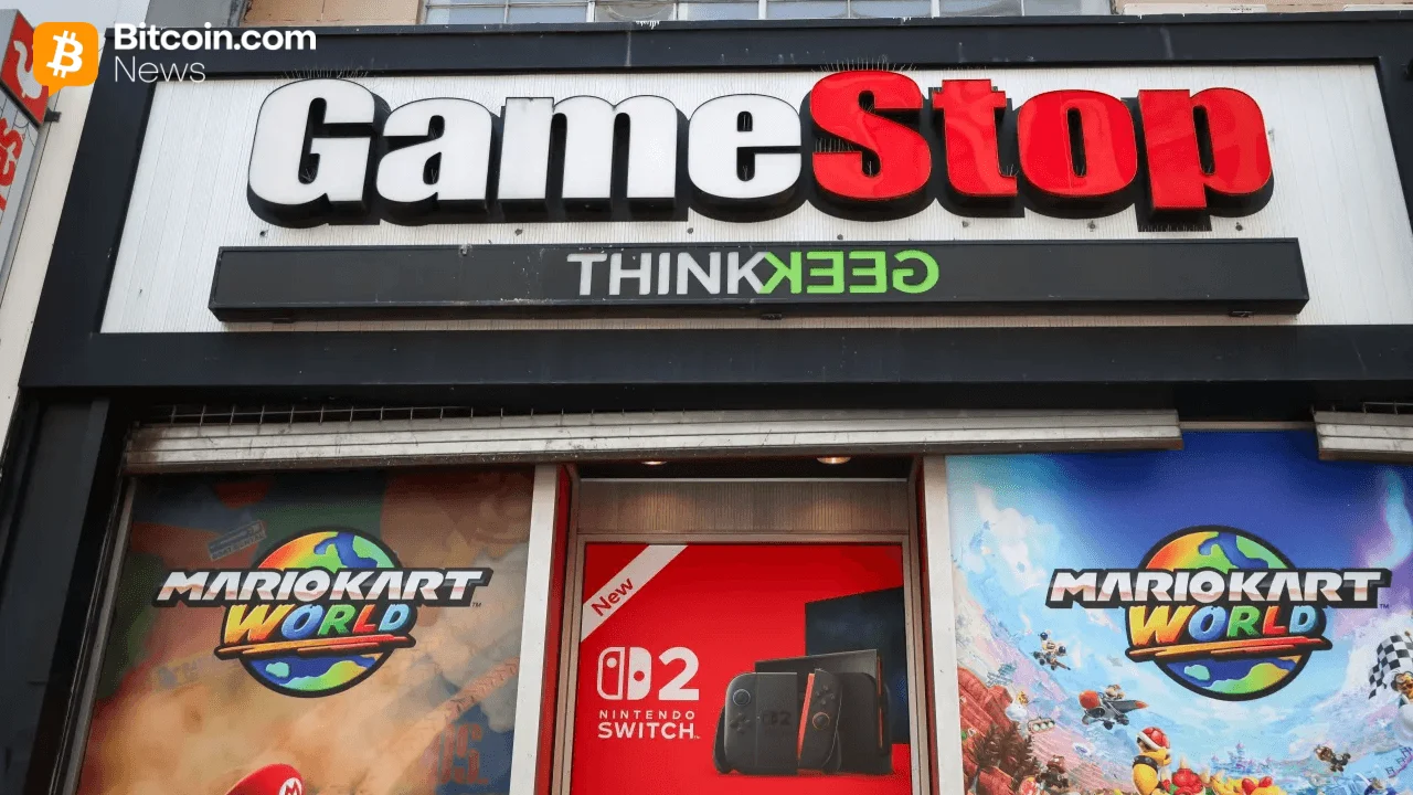 GameStop Bitcoin covered call options strategy $368 million