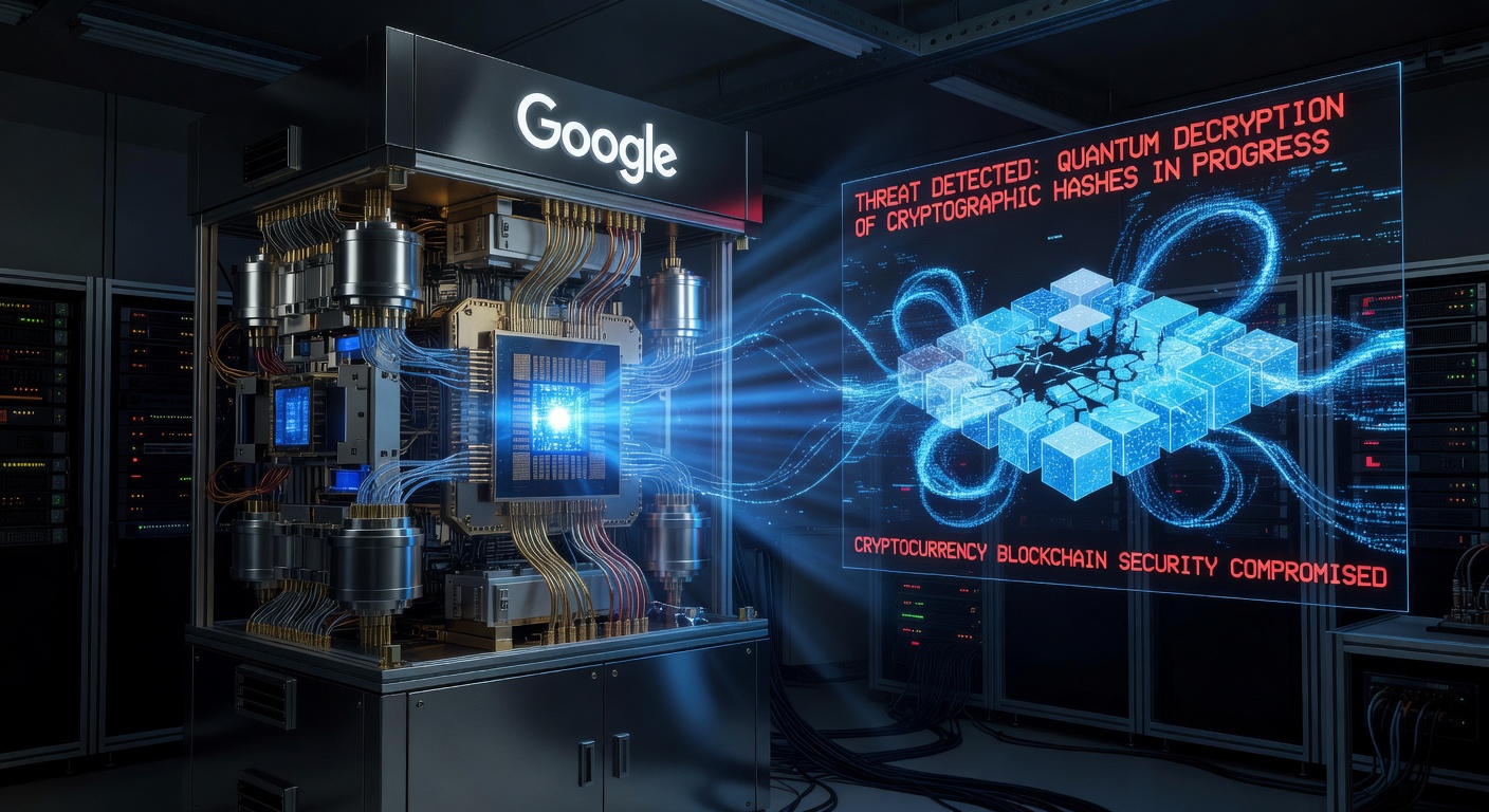 Quantum computing chips and cryptography