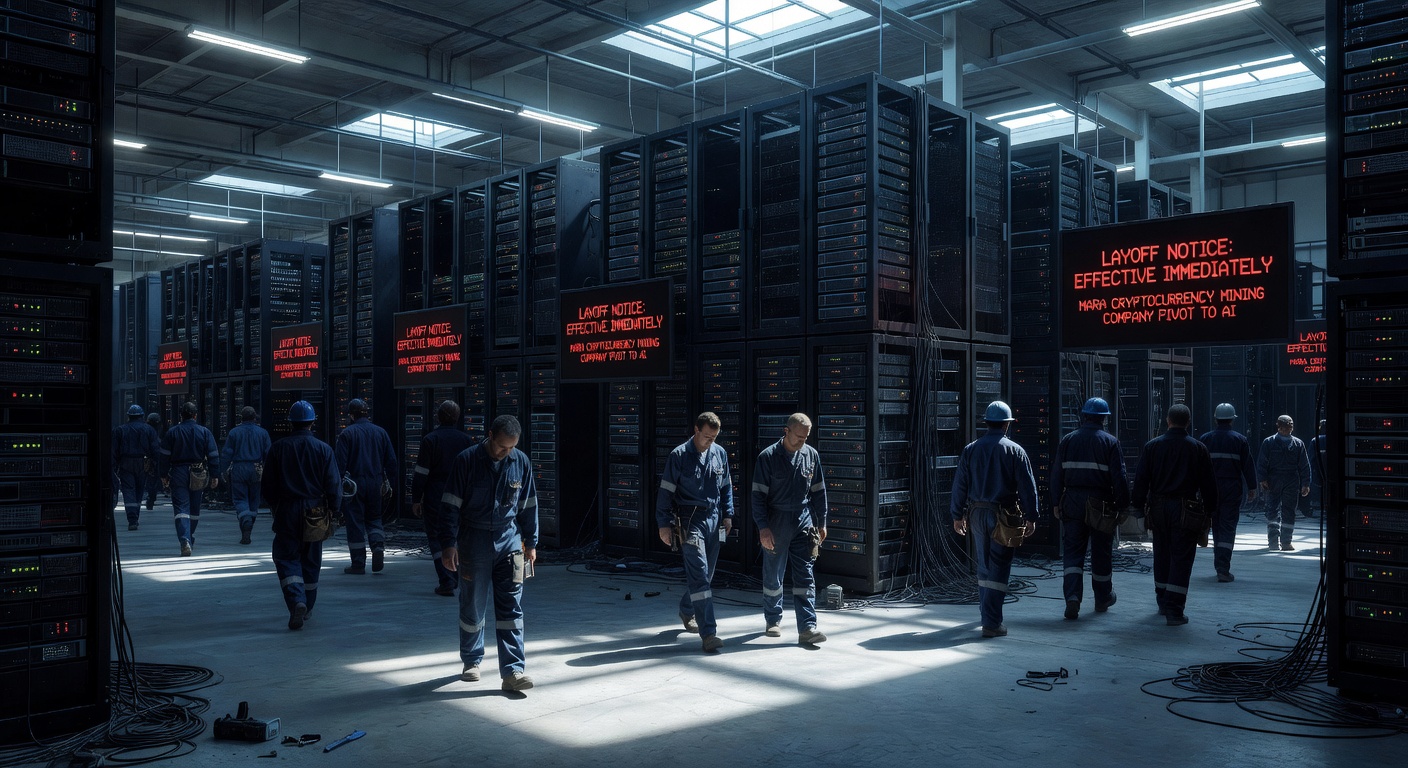 MARA Bitcoin mining facility downsizing as company pivots to AI infrastructure