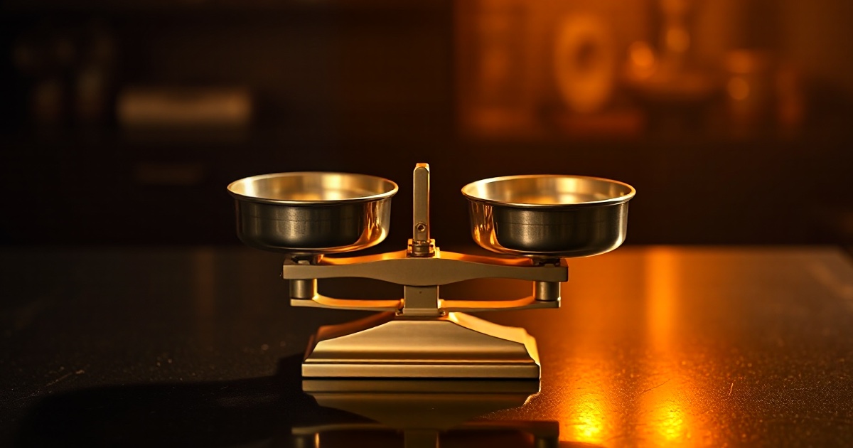 A polished brass balance scale with two empty pans stands on a dark reflective desk under warm amber light, illustrating the ThriveInMarkets week ahead preview for June 15 to 19 2026 as three central banks weigh rate decisions in three days, the Bank of Japan expected to hike to 1.00 percent Tuesday, the Federal Reserve under new Chair Kevin Warsh holding at 3.50 to 3.75 percent and publishing a fresh dot plot Wednesday, and the Bank of England holding at 3.75 percent Thursday, while Accenture, Kroger, Jabil, CarMax and Lennar report earnings and US markets close Friday for Juneteenth