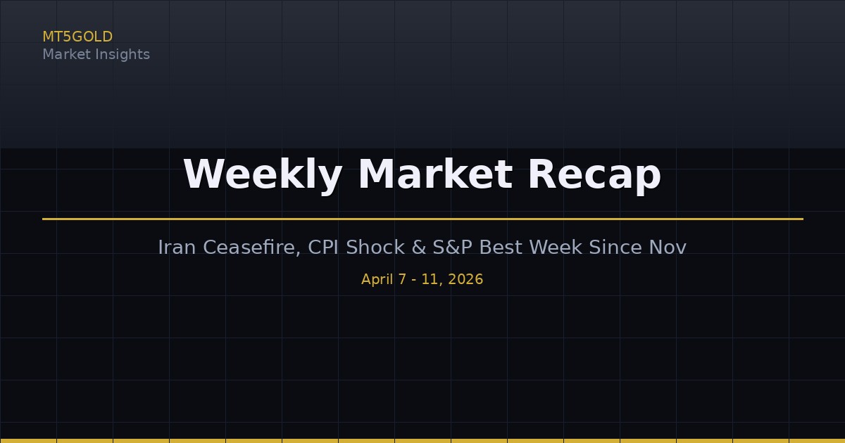 Weekly market recap April 7-11 2026: Iran ceasefire oil crash and S&P 500 best week since November