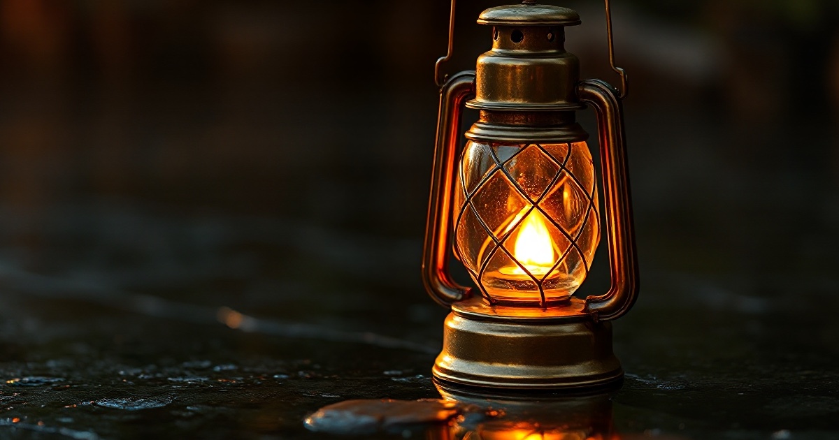 An antique brass oil lantern with a warm amber flame sits on wet dark stone, used as the ThriveInMarkets weekend recap inline image for September 14 to 20 2026, when West Texas Intermediate tagged 106.75 dollars on Tuesday then settled Friday at 100.30