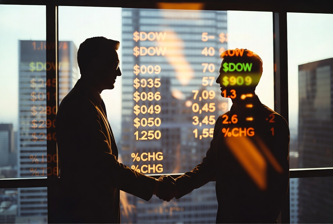 M&A dealmaking Goldman advisory fees Meta Broadcom custom AI chips Samsung KKR private equity crypto partnerships