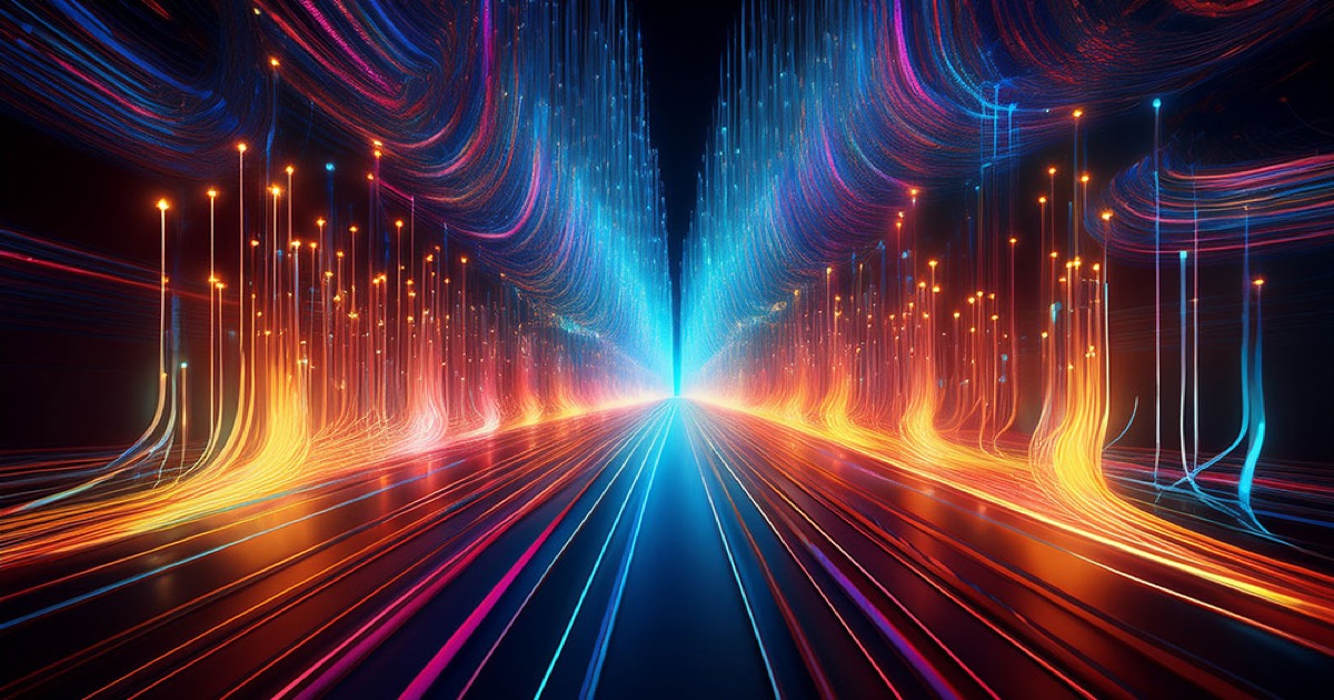 Abstract streams of orange and cyan light race down a dark corridor like a data-center aisle, used as the ThriveInMarkets weekly markets roundup hero for September 13 to 19 2026, when Chair Kevin Warsh's first FOMC hiked 25 basis points to 3.75 to 4.00 percent, the SEC granted a five-year Innovation Exemption for tokenized NMS stocks, Bitcoin reclaimed 81,000 dollars, and Generac jumped about 18 percent on an Amazon data-center generator agreement